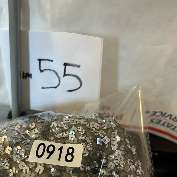 VTG Y2K Scala 100% Silk Mini Dress Women 4 Beaded full sequins Hoco Homecoming - Picture 16 of 16